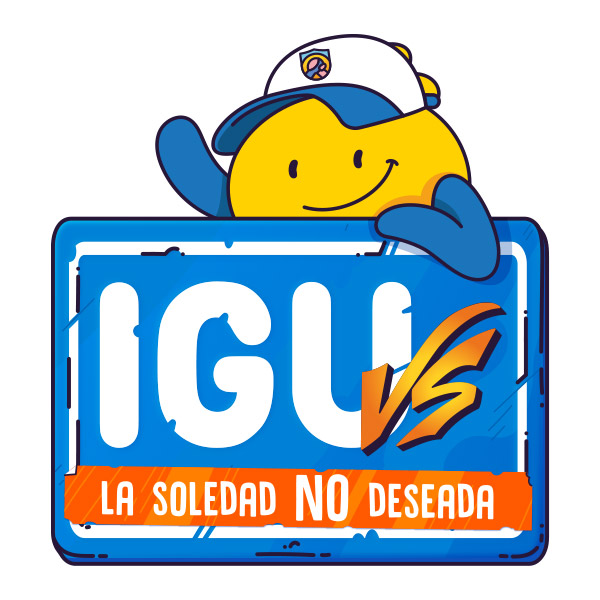 Logotipo del videojuego Igu vs la soledad NO deseada